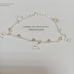 PULSERA TEJIDO ESPECIAL PLATA .925 18 CM 2.9 GR (NUEVO)