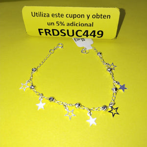PULSERA TEJIDO ESPECIAL PLATA .925 18 CM 3.1 GR (NUEVO)