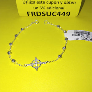 PULSERA TEJIDO ESPECIAL PLATA .925 18 CM 2.9 GR (NUEVO)