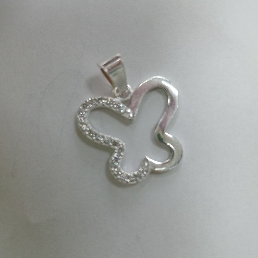 DIJE MARIPOSA C/CIRCONIAS PLATA .925 2.3 GR (NUEVO)