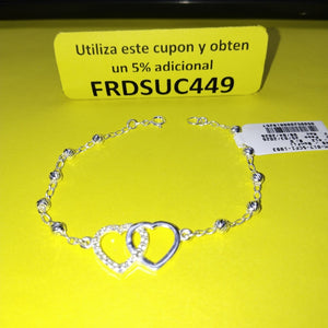 PULSERA TEJIDO TEJIDO ESPECIAL PLATA .925 18 CM 4 GR (NUEVO)