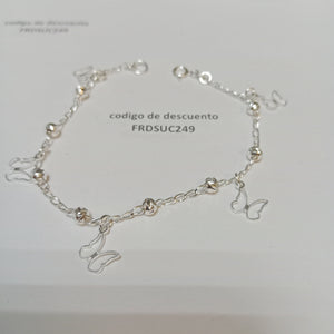 PULSERA TEJIDO ESPECIAL PLATA .925 18 CM 2.8 GR (NUEVO)