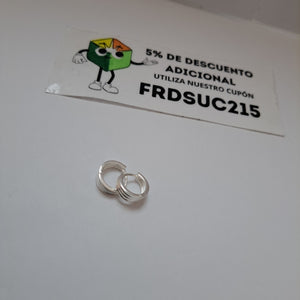 ARRACADAS PLATA .925 2.8 GR (NUEVO)