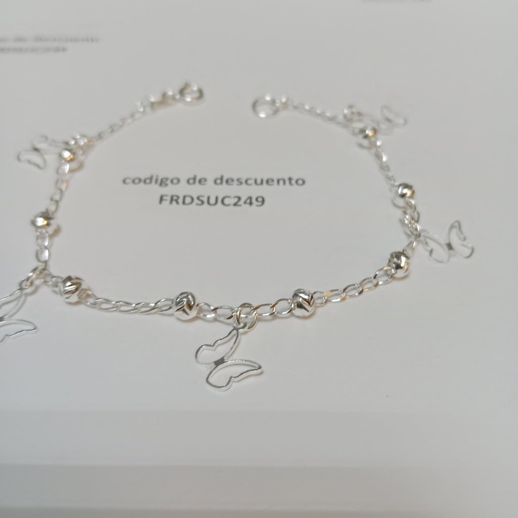 PULSERA TEJIDO ESPECIAL PLATA .925 18 CM 2.9 GR (NUEVO)
