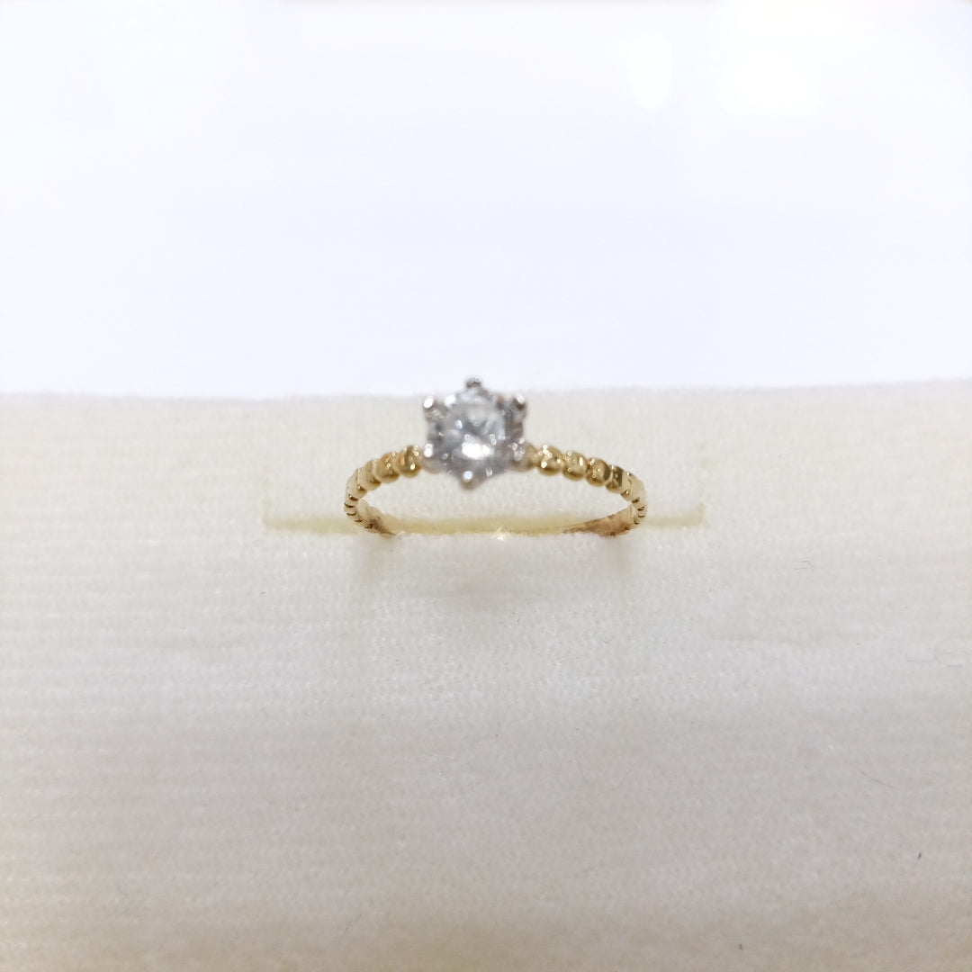 SOLITARIO ORO 14 K 1 GRMS (SEMINUEVO)