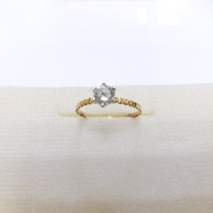 SOLITARIO ORO 14 K 1 GRMS (SEMINUEVO)