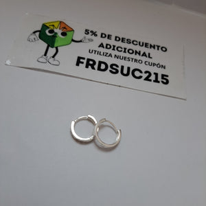 ARRACADAS LABRADAS PLATA .925 3.4 GR (NUEVO)