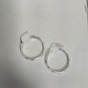 PAR ARRACADAS FACETADA PLATA .925 2.1 GR (NUEVO)
