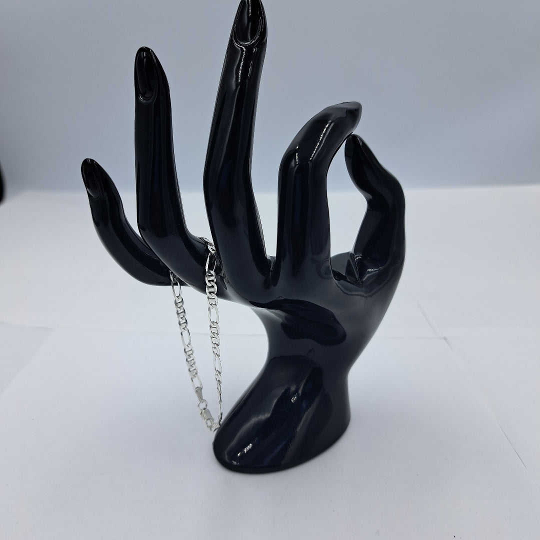PULSERA TEJIDO 3X1 PLATA .925 16 CM 2.5 GR (NUEVO)