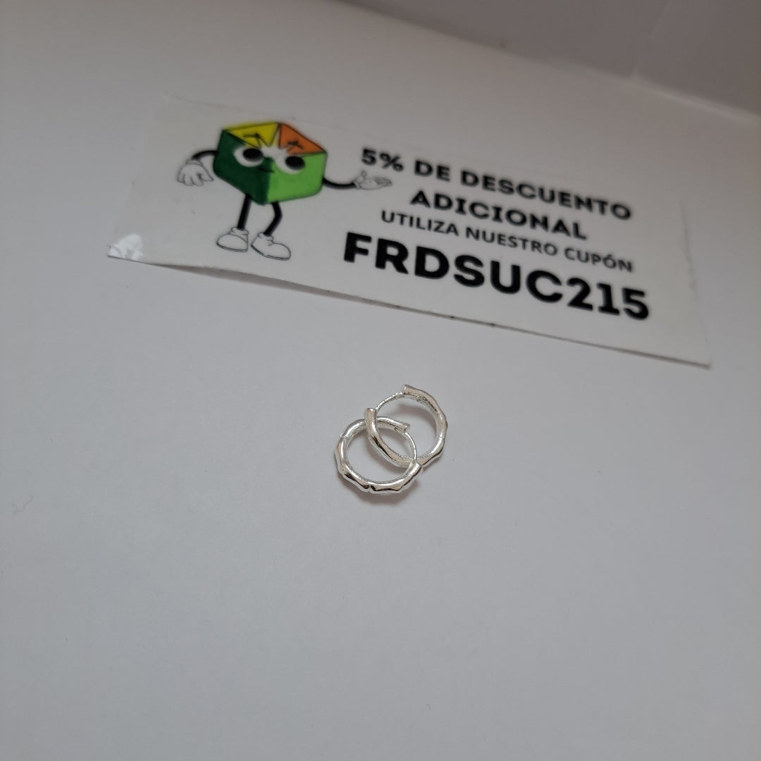 ARRACADAS ESPECIAL PLATA .925 2.9 GR (NUEVO)