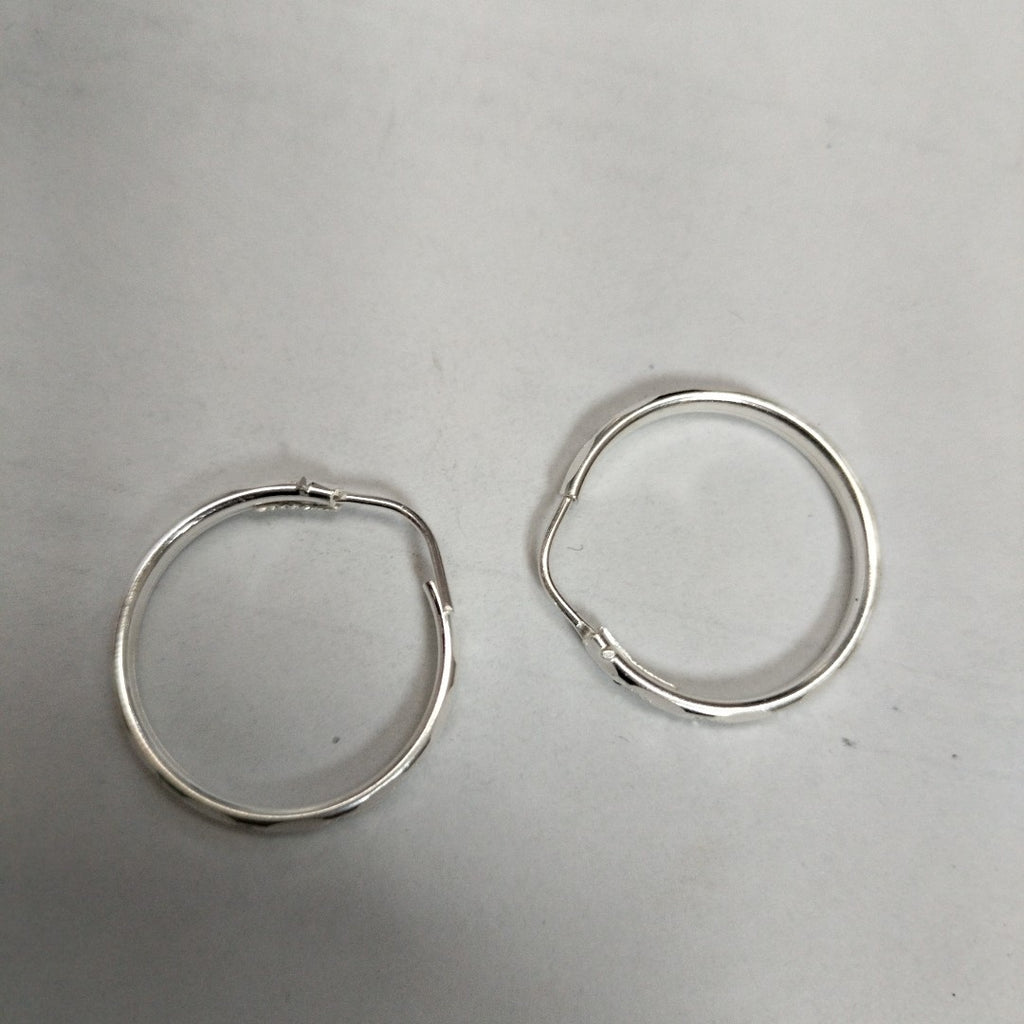 PAR ARRACADAS FACETADA PLATA .925 2.1 GR (NUEVO)