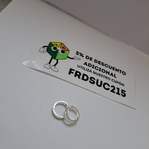 ARRACADAS PLATA .925 2.5 GR (NUEVO)