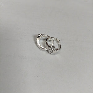 ARRACADAS C/CIRCONIAS PLATA .925 1.9 GR (NUEVO)