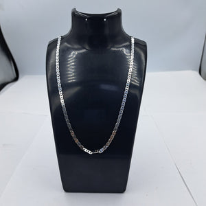 CADENA TEJIDO GUCHI PLATA .925 60 CM 9.7 GR (NUEVO)
