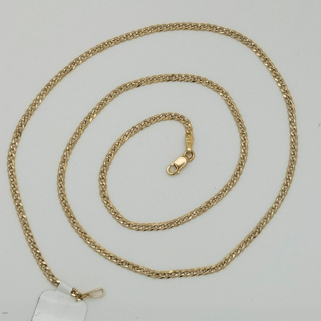 CADENA BARBADA 5.61G 50 CM 14K (NUEVO)