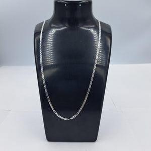 CADENA TEJIDO GUCHI PLATA .925 55 CM 3.7 GR (NUEVO)