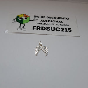 DIJE ALAS C/CIRCONIAS PLATA .925 2.2 GR (NUEVO)