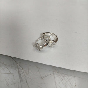 ARRACADAS C/CIRCONIAS PLATA .925 1.9 GR (NUEVO)