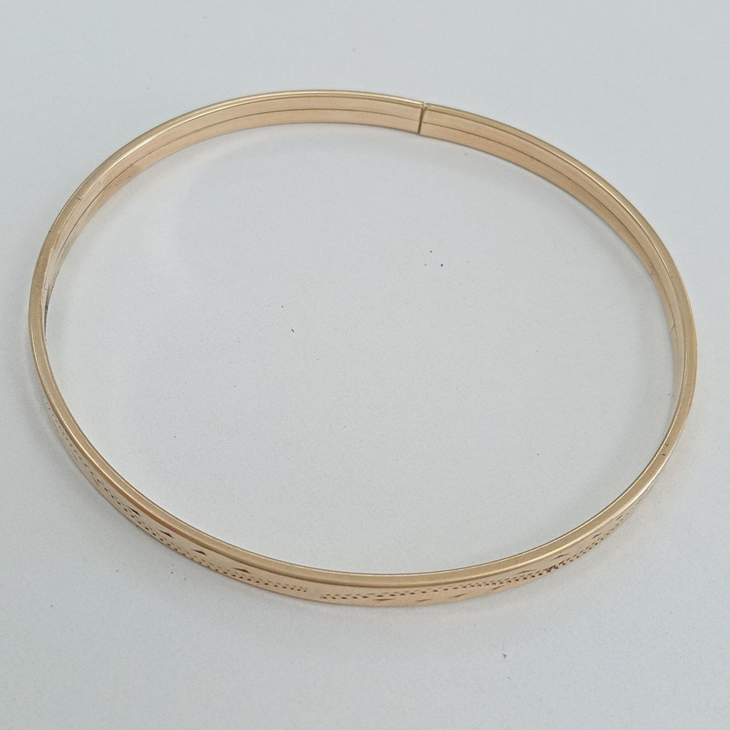 PULSERA RIGIDA ORO 10 K 5.9 GRMS (SEMINUEVO)