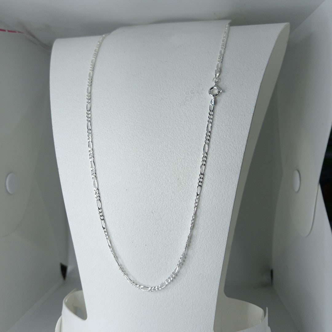 CADENA TEJIDO 3X1 PLATA .925 50 CM 4.2 GR (NUEVO)