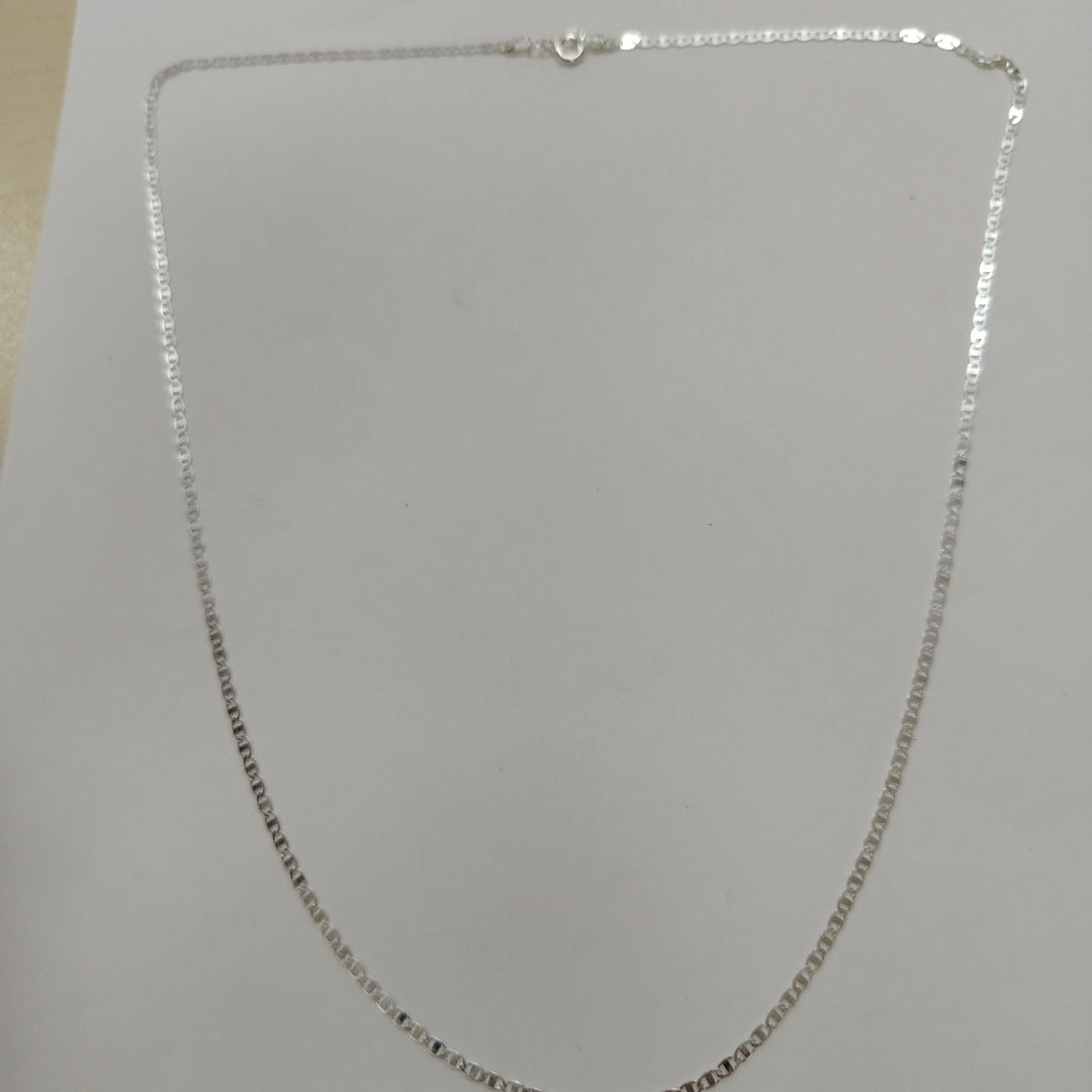 CADENA TEJIDO ESPEJO PLATA .925 60 CM 4.4 GR (NUEVO)