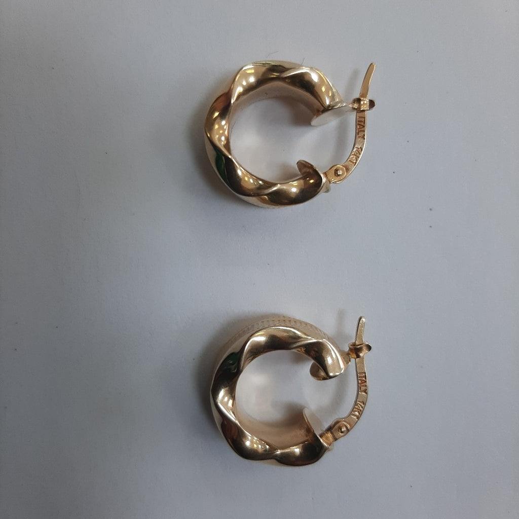 ARRACADAS PAR ORO 14 K 2.8 GRMS (SEMINUEVO)