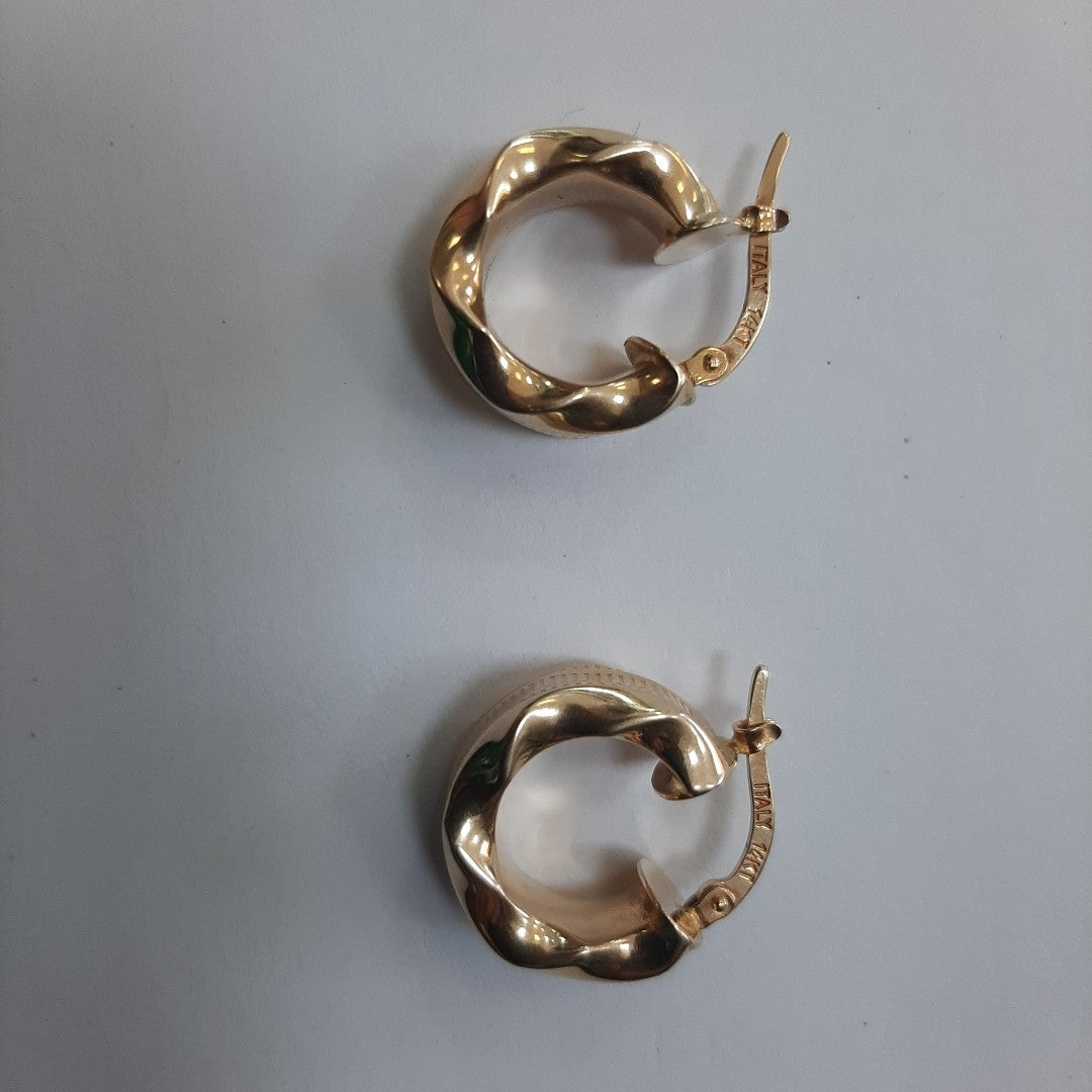 ARRACADAS PAR ORO 14 K 2.8 GRMS (SEMINUEVO)