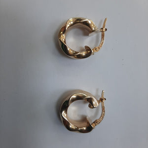 ARRACADAS PAR ORO 14 K 2.8 GRMS (SEMINUEVO)