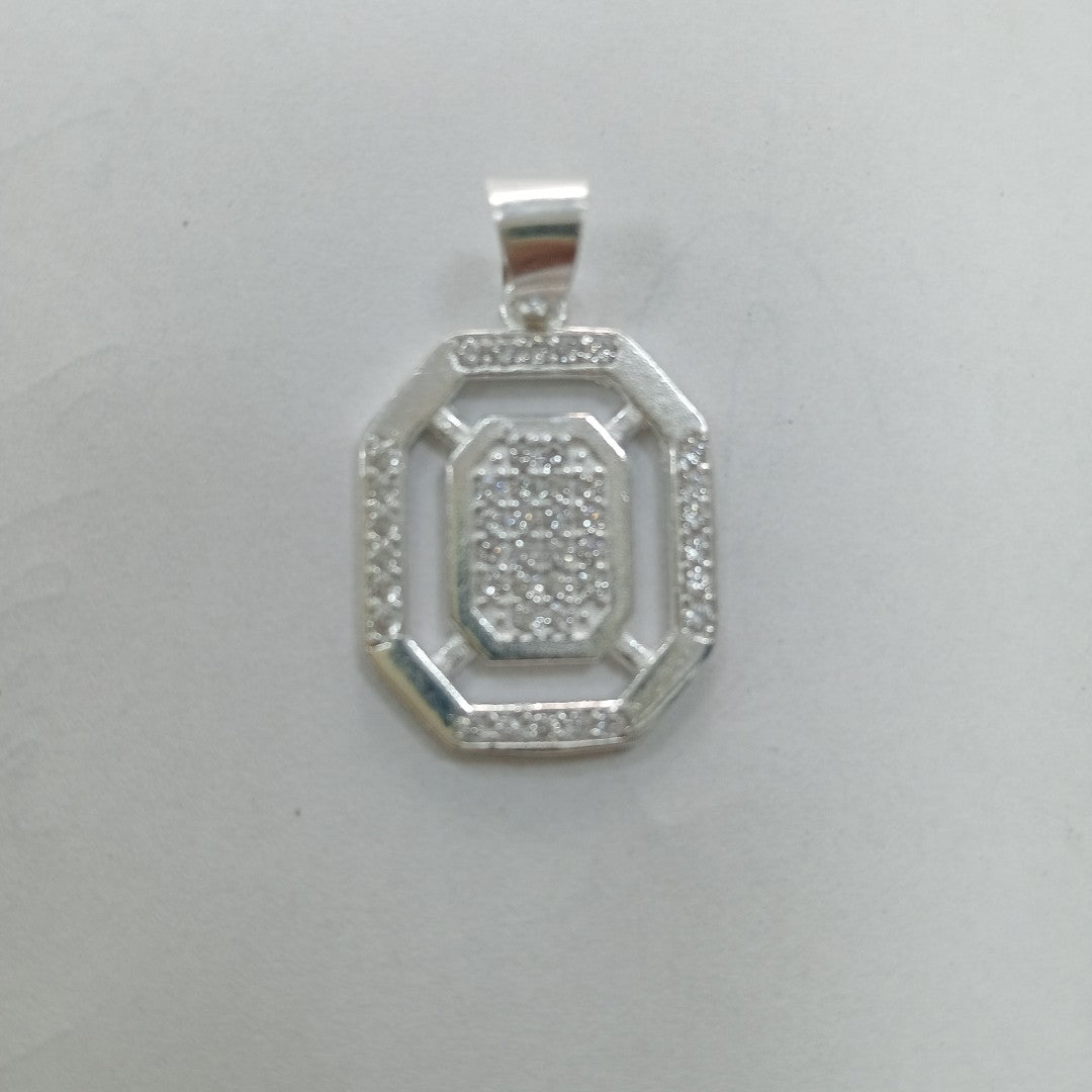 DIJE C/CIRCONIAS PLATA .925 3.4 GR (NUEVO)