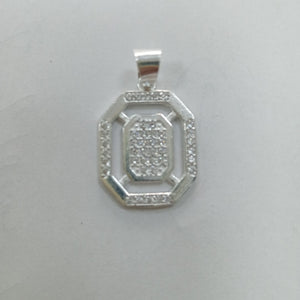 DIJE C/CIRCONIAS PLATA .925 3.4 GR (NUEVO)