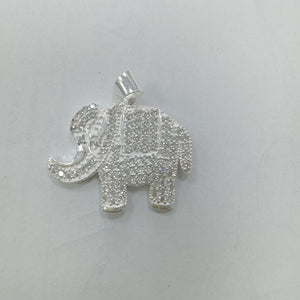 DIJE ELEFANTE C/CIRCONIAS PLATA .925 5.2 GR (NUEVO)