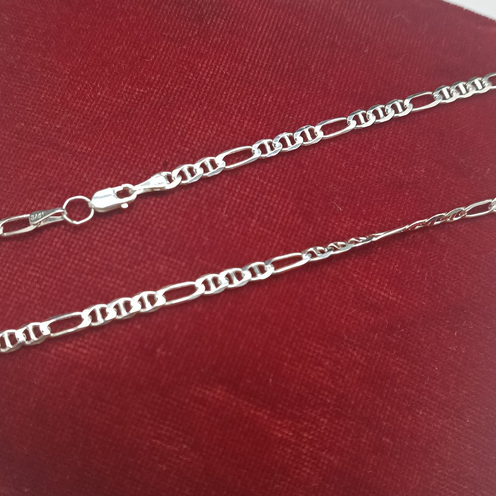 CADENA TEJIDO 3X1 PLATA .925 60 CM 8.4 GR (NUEVO)