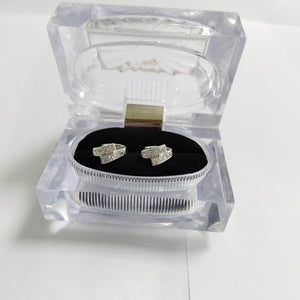 HUGGIES CIRCONIAS PLATA .925 2 GR (NUEVO)