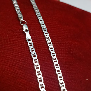 CADENA TEJIDO GUCHI PLATA .925 55 CM 13.3 GR (NUEVO)
