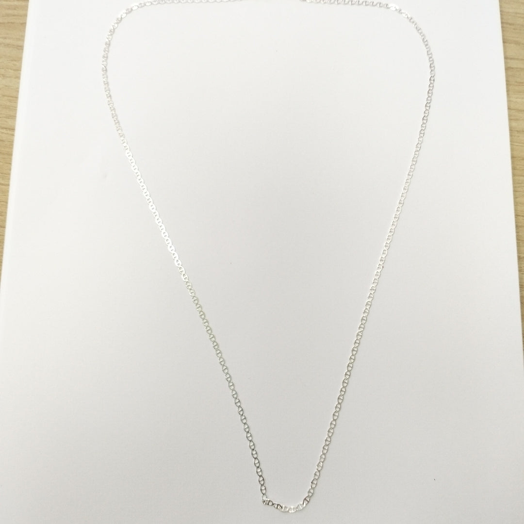 CADENA TEJIDO GUCHI PLATA .925 60 CM 3.7 GR (NUEVO)