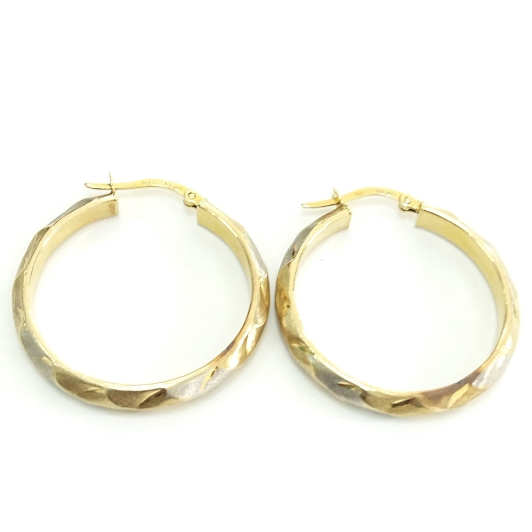 ARRACADAS PAR ORO 14 K 3,00 GRMS (SEMINUEVO)