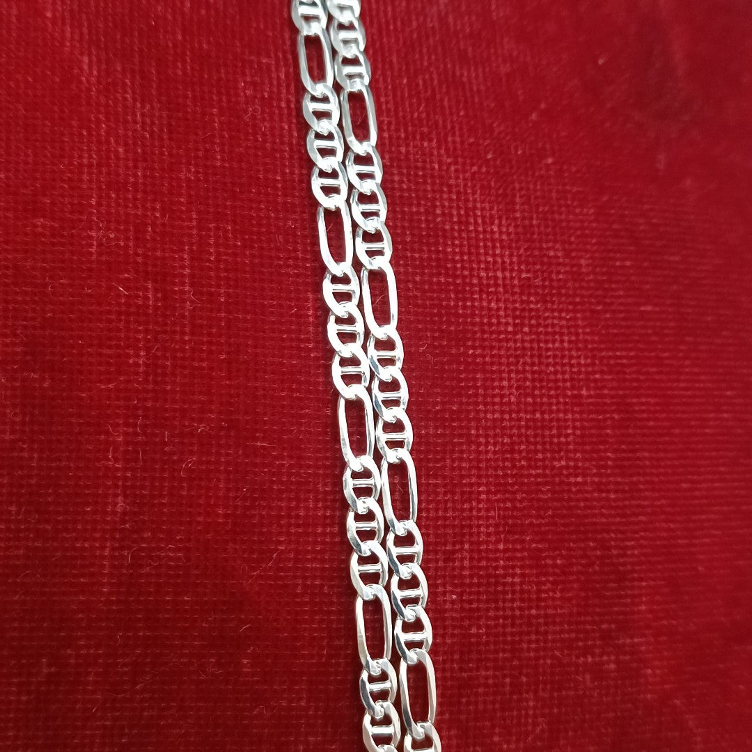 CADENA TEJIDO 3X1 PLATA .925 60 CM 8.5 GR (NUEVO)
