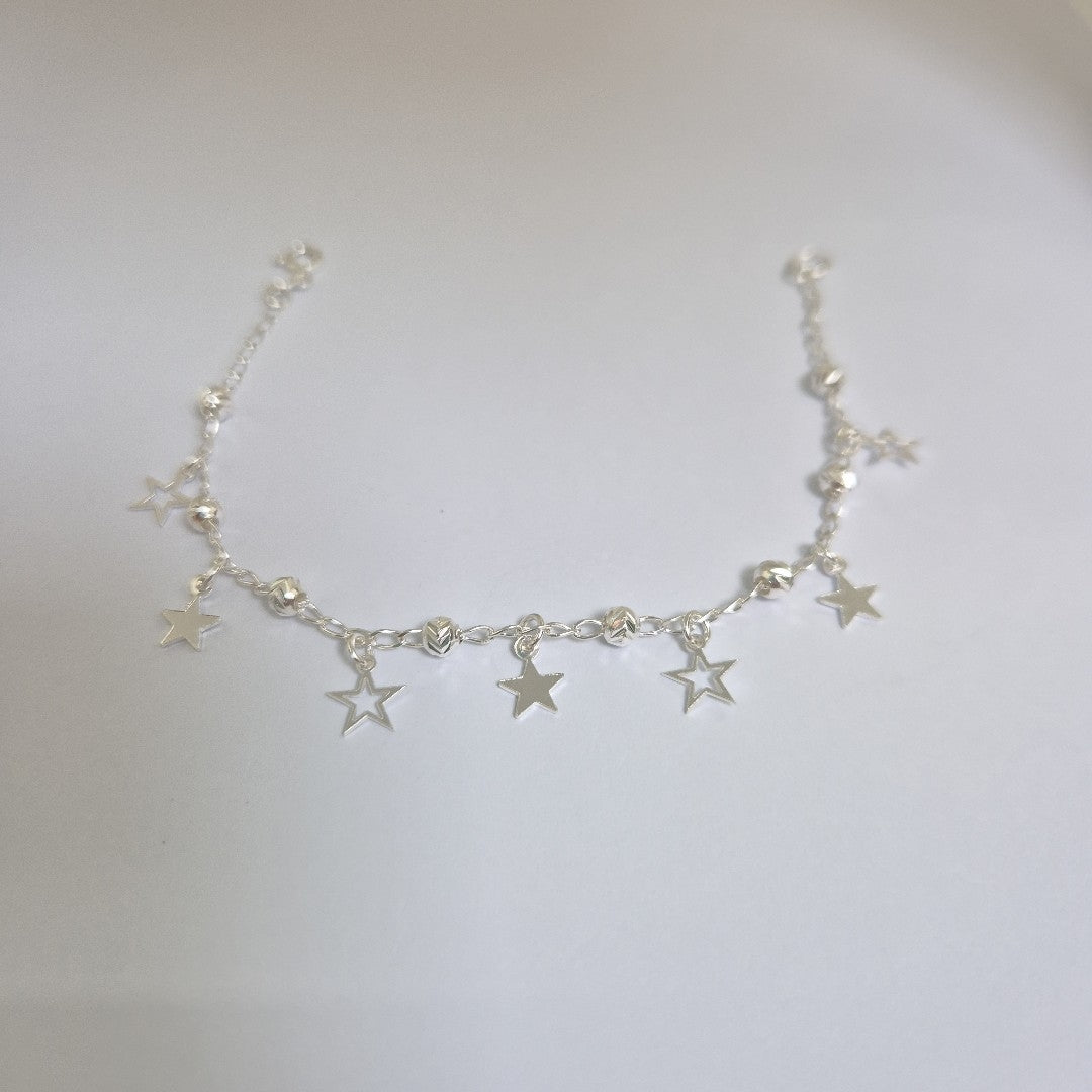 PULSERA TEJIDO ESPECIAL PLATA .925 18 CM 3.1 GR (NUEVO)
