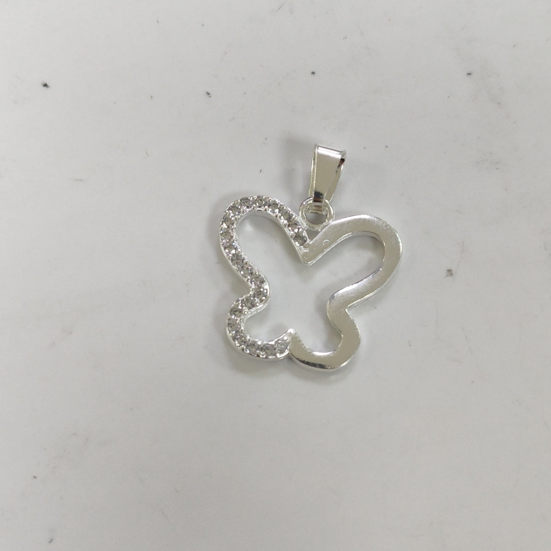 DIJE MARIPOSA C/CIRCONIAS PLATA .925 2.2 GR (NUEVO)