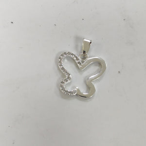 DIJE MARIPOSA C/CIRCONIAS PLATA .925 2.2 GR (NUEVO)