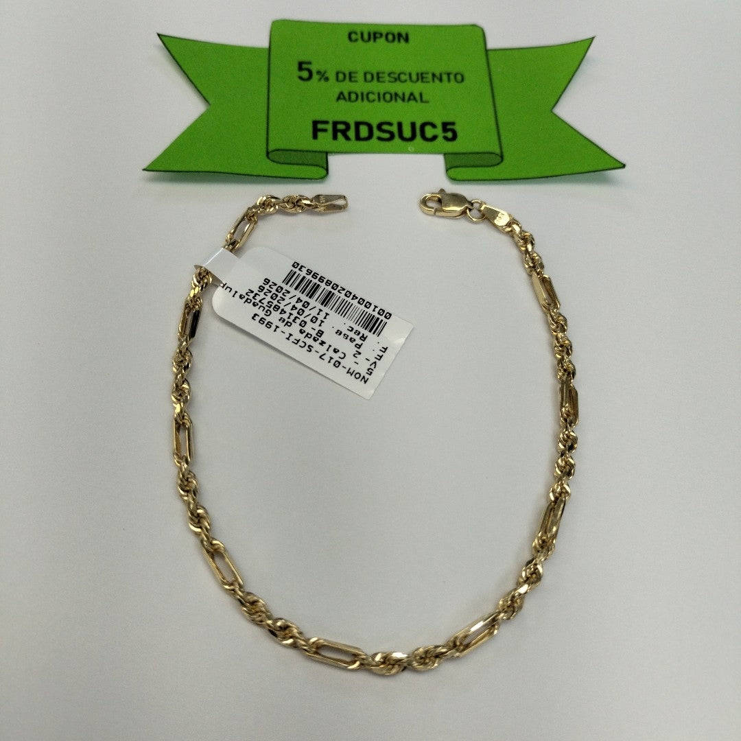 PULSERA ORO 14 K 3.4 GRMS (SEMINUEVO)