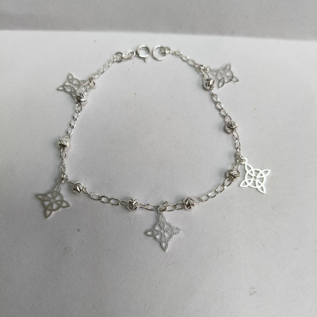 PULSERA TEJIDO ESPECIAL PLATA .925 18 CM 3.1 GR (NUEVO)