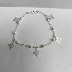 PULSERA TEJIDO ESPECIAL PLATA .925 18 CM 3.1 GR (NUEVO)