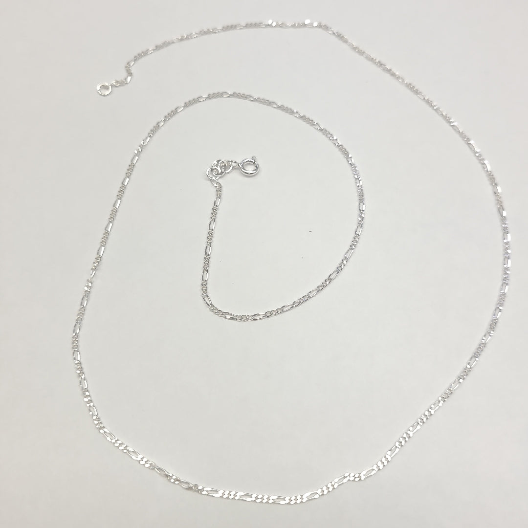 CADENA TEJIDO 3X1 PLATA .925 55 CM 2.2 GR (NUEVO)