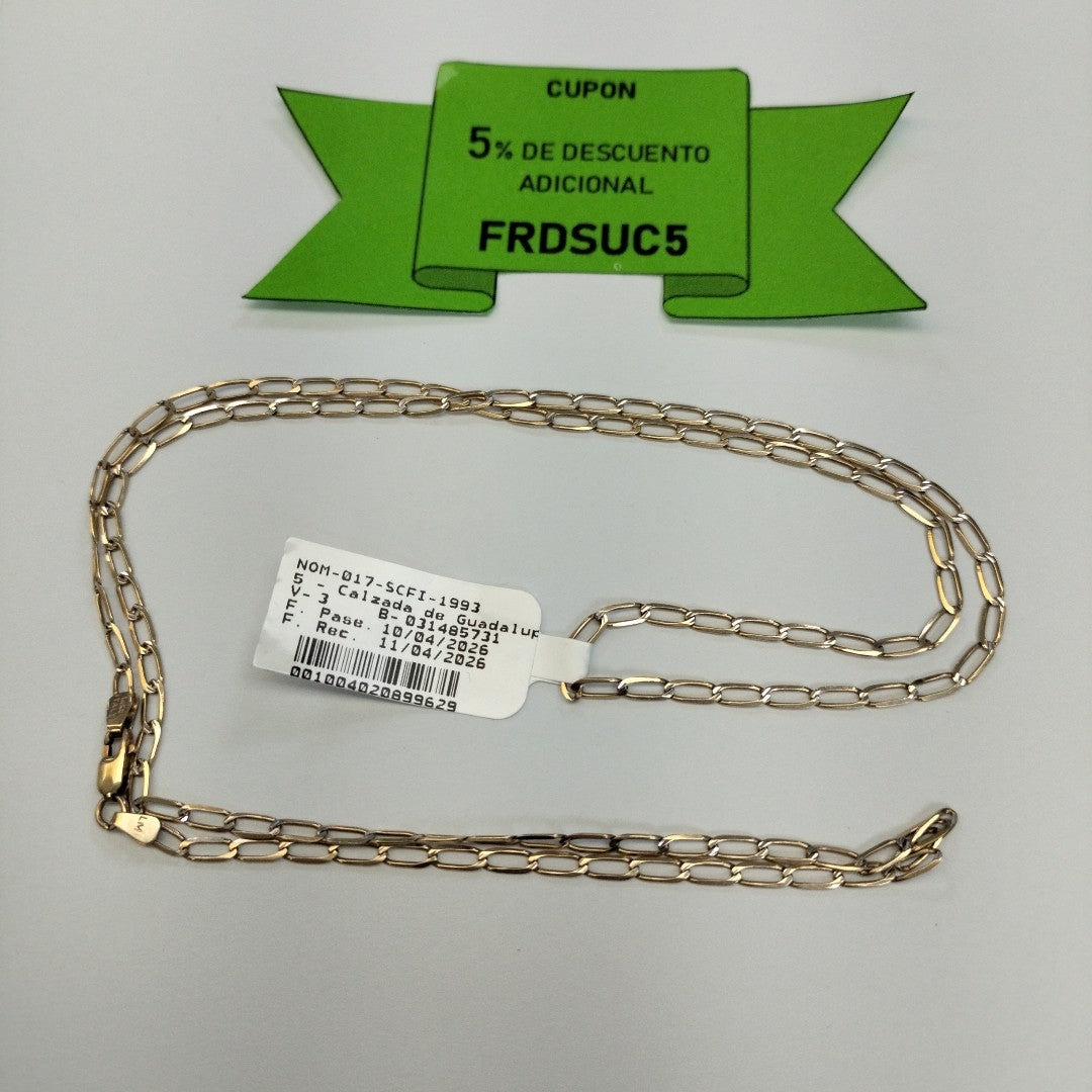 CADENA ORO 14 K 5.2 GRMS (SEMINUEVO)