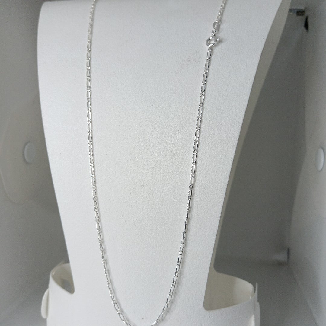 CADENA TEJIDO 1X1 PLATA .925 55 CM 3.3 GR (NUEVO)