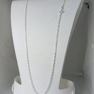 CADENA TEJIDO 1X1 PLATA .925 55 CM 3.3 GR (NUEVO)