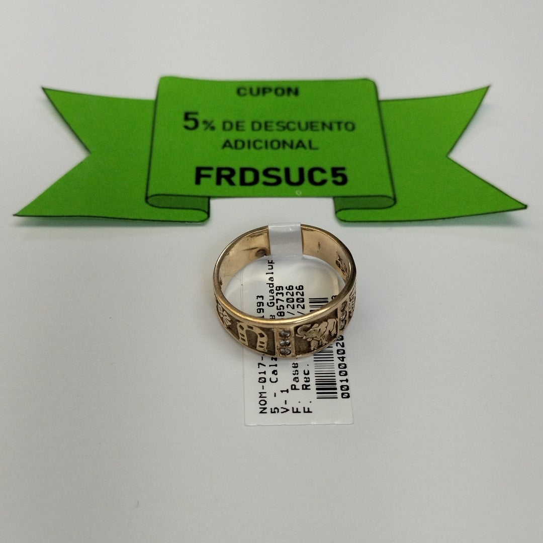 ANILLO ORO 14 K 5.5 GRMS (SEMINUEVO)