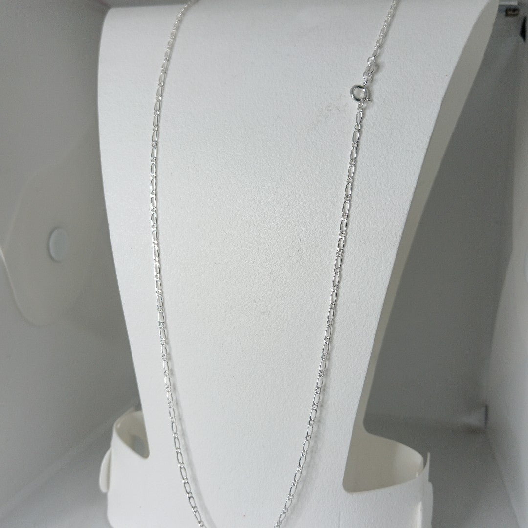 CADENA TEJIDO 1X1 PLATA .925 55 CM 3.3 GR (NUEVO)