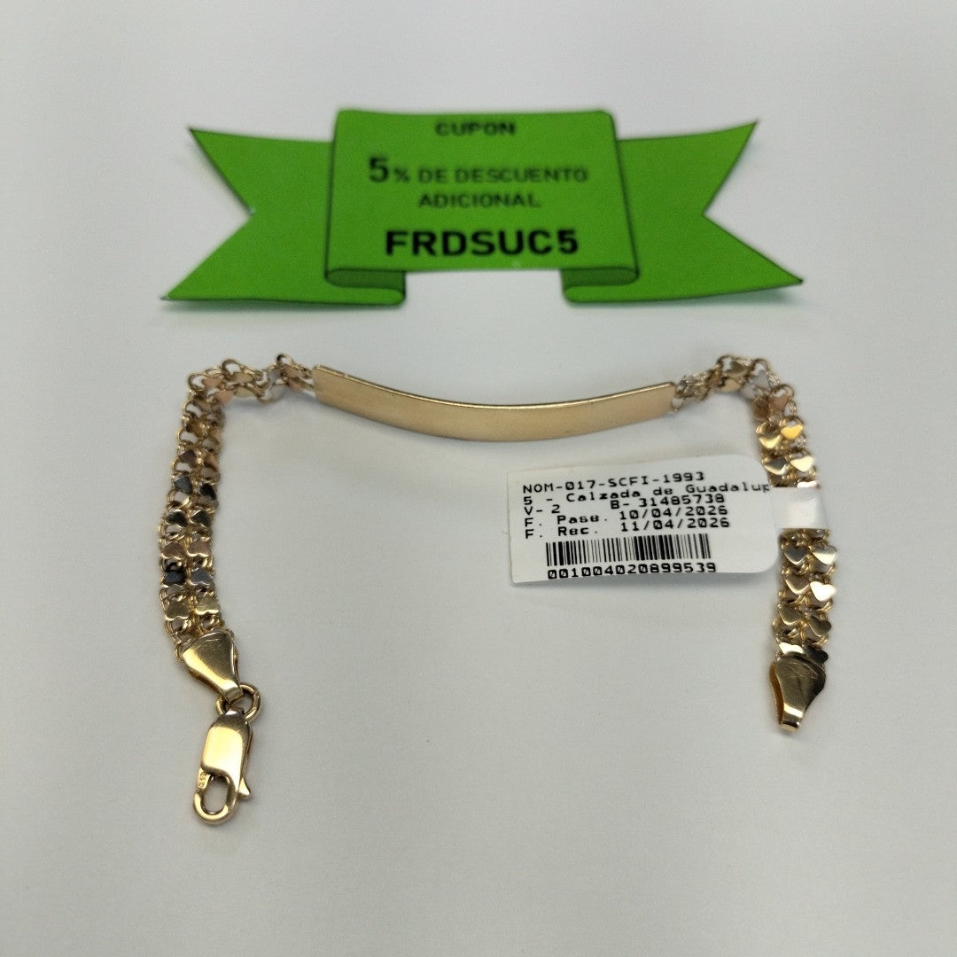 ESCLAVA ORO 14 K 7.4 GRMS (SEMINUEVO)